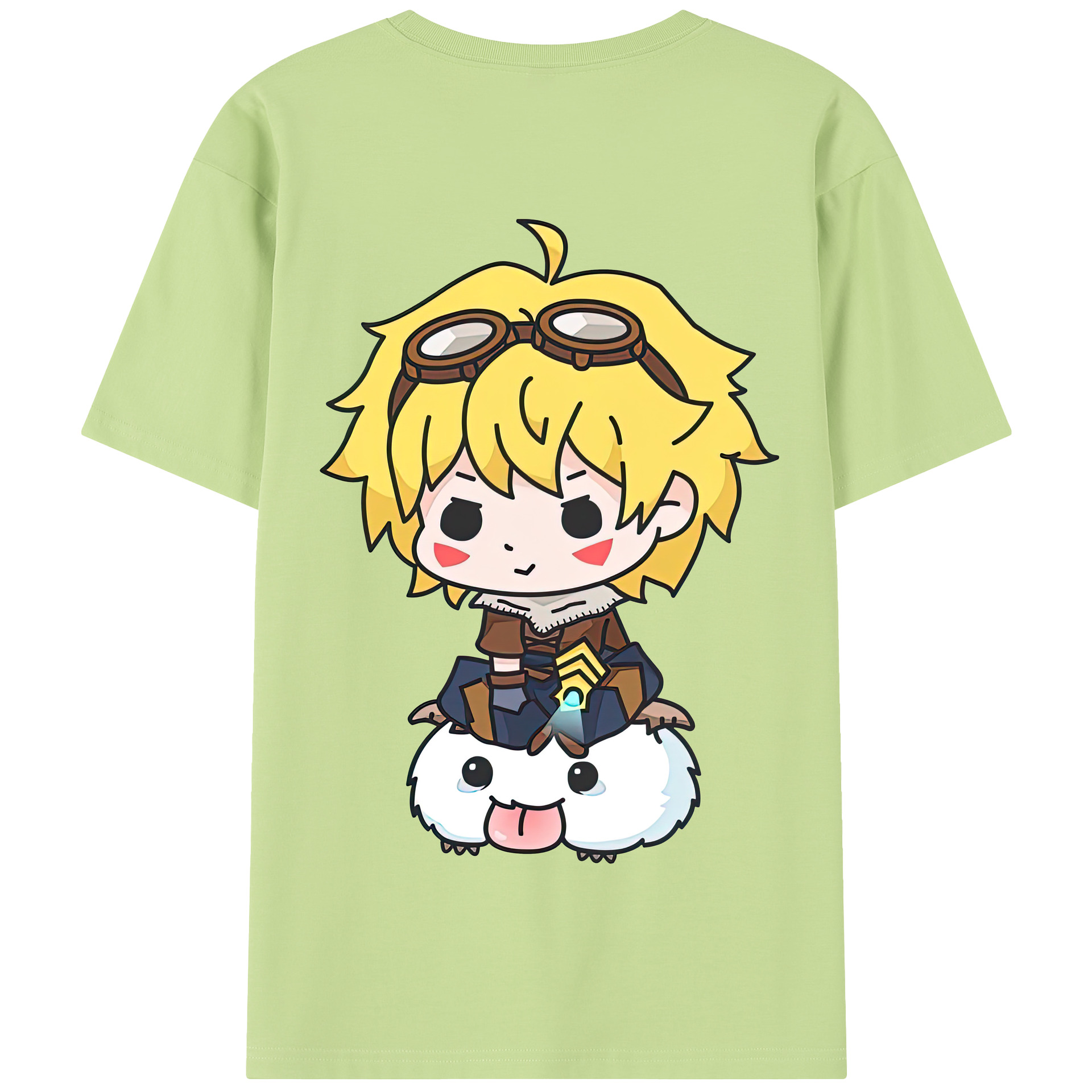 リーグ・オブ・レジェンド League of Legends LOL 綿100％半袖Tシャツ（背面プリント）